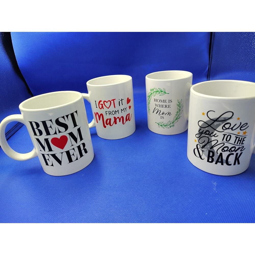 set of 4 coffee mugs, mothers day coffee mugs(HM011)
